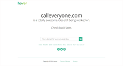 Desktop Screenshot of calleveryone.com