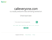 Tablet Screenshot of calleveryone.com